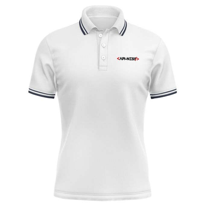 Polo Homme contrasté de qualité supérieure (matériau de personnalisation haut de gamme, imprimé en France)