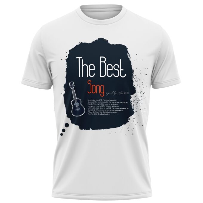 T-Shirt Homme de qualité supérieure (matériau de personnalisation haut de gamme, imprimé en France)