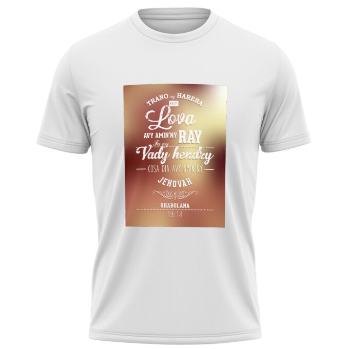 T-Shirt Homme de qualité supérieure (matériau de personnalisation haut de gamme, imprimé en France)