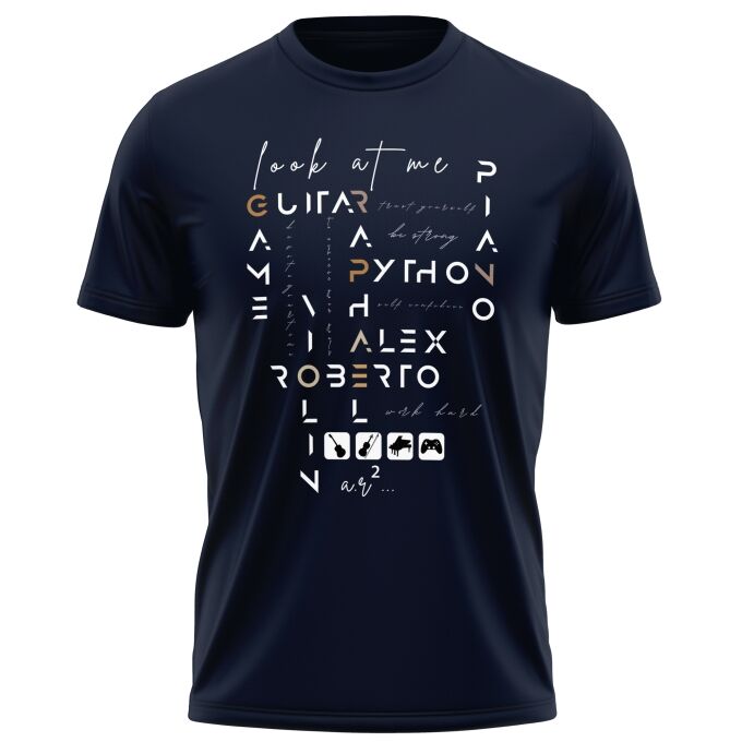 T-Shirt Homme de qualité supérieure (matériau de personnalisation haut de gamme, imprimé en France)